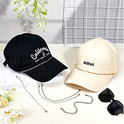 6 шт. 6 стиля 304 нержавеющая сталь цепочка с колпачком AJEW-HS00001