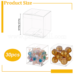 Прозрачная пластиковая ПВХ коробка подарочная упаковка&nbsp;CON-WH0106-05