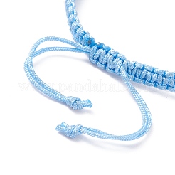 Braccialetto di perline intrecciate con sorriso di parola&nbsp;BJEW-JB07597