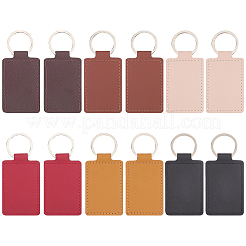 12шт брелок из искусственной кожи 6 цветов&nbsp;KEYC-SC0001-89