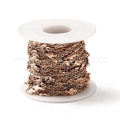 Цепи с грибовидными звеньями из нержавеющей стали 304 с ионным покрытием (IP)&nbsp;STAS-B041-11RG