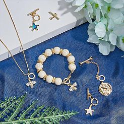 5 шт. 5-х стилевые латунные застежки-тоглы&nbsp;KK-FH0004-71