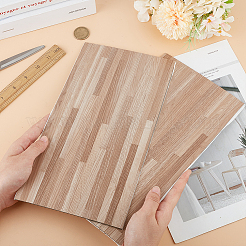 Pavimento in plastica con venature del legno in finto mattone&nbsp;DIY-WH0430-754A