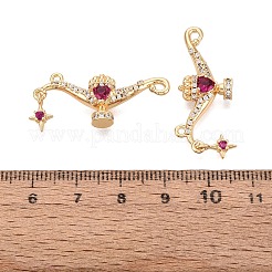 Ottone micro spianare pendenti zirconi&nbsp;KK-N288-12G