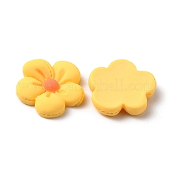 Cabochons di opaco resina&nbsp;RESI-WH0021-38A-04