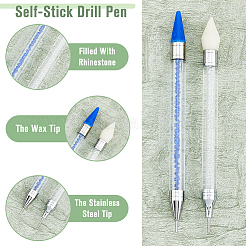 2 шт. пластиковые ручки для создания страз для нейл-арта MRMJ-FH0001-36