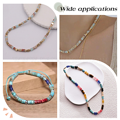 2 нити бусин из натурального белого нефрита&nbsp;G-PA0001-51