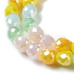 Гальванические стеклянные бусины&nbsp;GLAA-B013-01C