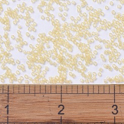 MIYUKIデリカビーズ  シリンダー  日本製シードビーズ  11/0  （db1112)透明な軽いわら  1.3x1.6mm  穴：0.8mm  約2000PCS /ボトル  10 G /ボトル&nbsp;SEED-JP0008-DB1112