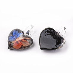 Ручной работы подвески золотые бусины песка LAMP-S189-16-B