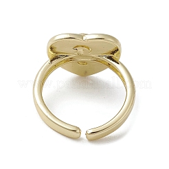 Латунные регулируемые открытые кольца RJEW-K257-87B-G
