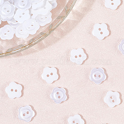 200 шт. пуговицы из смолы с 2 отверстиями&nbsp;RESI-SP0001-52B