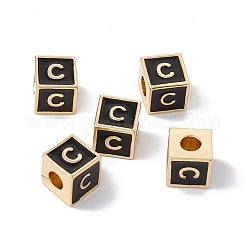 Стойки покрытие латунь эмаль бисер KK-B060-04G-01C