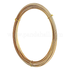 Filo di ottone mezzo tondo per la creazione di gioielli&nbsp;CWIR-WH0003-02G