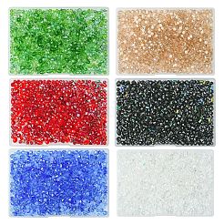 8 нити 8 стилей стеклянных бусин&nbsp;GLAA-YW0004-44A