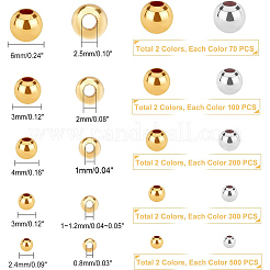 Spacer бисер латунные&nbsp;KK-PH0034-85-WH