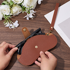 1 шт. футляр для очков из искусственной кожи&nbsp;AJEW-CN0005-54D