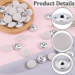 50 шт. пуговицы из ткани с 1 отверстиями DIY-GF0008-50A