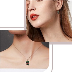 Маркеры петель с замком подвеска из легированной эмали торт/мороженое/фрукты HJEW-SW00037