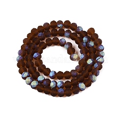 Chapelets de perles en verre transparente  &nbsp;LS-EGLA-A044-T6mm-MB02