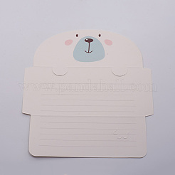 Tier-Cartoon-Grußkarten aus Papier&nbsp;DIY-WH0161-09B