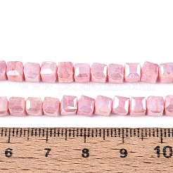 Антикоррозийные гальванические стеклянные бусины GLAA-T025-4mm-10I