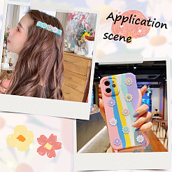 200 шт. кабошоны из непрозрачной смолы для декодирования RESI-SC0003-38