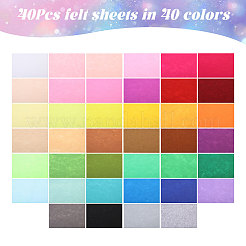 Прямоугольные листы полиэфирной ткани&nbsp;DIY-WH0430-934