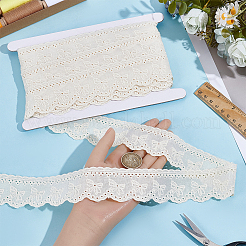 8 mètre de bordure en dentelle creuse plate en polyester&nbsp;OCOR-GF0006-07A
