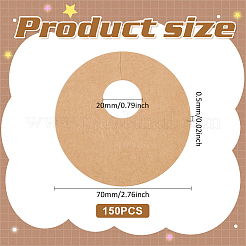 Бумажные подвески для бокалов для вина&nbsp;LS-AJEW-WH0009-60A-02