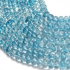 Colliers de perles de verre teintées imitant les pierres précieuses&nbsp;LS-GL-Z001-03A-12