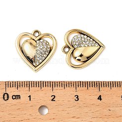 Подвески со стразами из сплава с ультрафиолетовым покрытием&nbsp;FIND-A054-06G