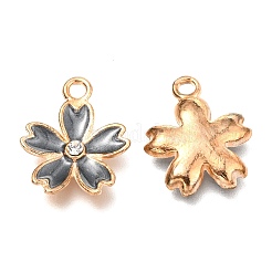 Подвески из эмали и сплава&nbsp;LS-ENAM-WH0049-42LG-02-RS