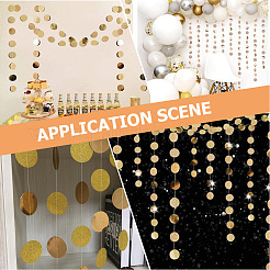 Блестящая бумага круглый подвесной баннер FEPA-WH20816-001