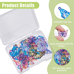 24 шт. подвески из нержавеющей стали 430&nbsp;STAS-HS0001-34A