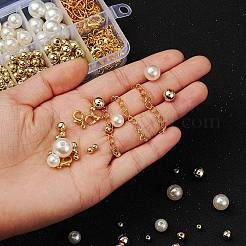 Kit de fabrication de bijoux de perles rondes bricolage&nbsp;DIY-YW0004-45G