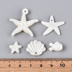 Бусины из искусственного жемчуга из АБС-пластика с океанской тематикой&nbsp;OACR-T028-94