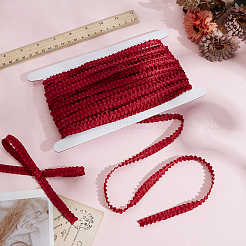 20 ярд полиэстеровой кружевной ленты с оборками&nbsp;DIY-ME0001-71B