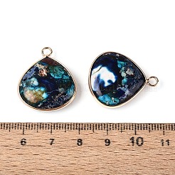 Pendentifs en jaspe impérial naturel teint&nbsp;G-Q601-05G-01