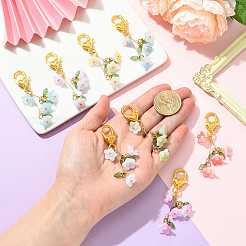 2 шт. акриловые подвесные украшения&nbsp;HJEW-YW00302-01