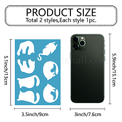 Акриловая серьга ручной работы шаблон&nbsp;DIY-WH0359-064