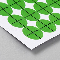 Овальные самоклеящиеся бумажные декоративные наклейки DIY-WH0308-628