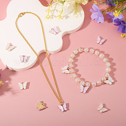 20шт 4 цвета акриловые подвески&nbsp;MACR-TA0002-55B