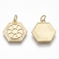 Латунные подвески для эмали KK-S356-003G-NF