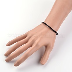 Плетеные браслеты шнур кожаный BJEW-JB02206