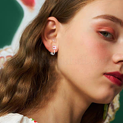 20 шт. латунная клипса для сережек&nbsp;KK-SP0001-22P