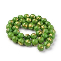 Abalorios de jade natural de mashan hebras&nbsp;G-F670-A11-8mm