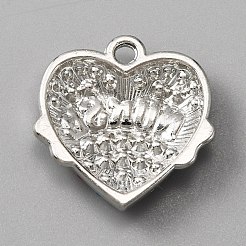 Pendentifs en alliage avec strass&nbsp;ALRI-WH0008-19F