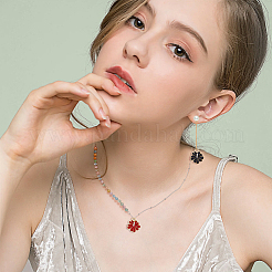 80шт 4 цвета сплава эмаль подвески FIND-DC0003-43