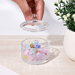 1шт стеклянная банка для конфет с крышкой&nbsp;AJEW-CN0005-13A